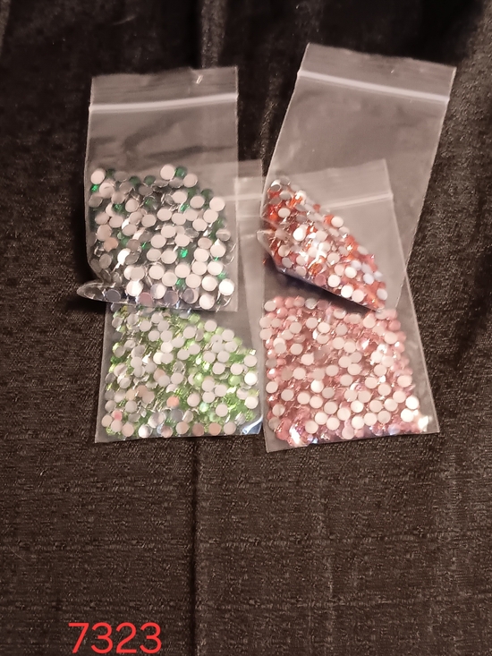 Other - 45 Bags Of Round Flat Back Rhinestones